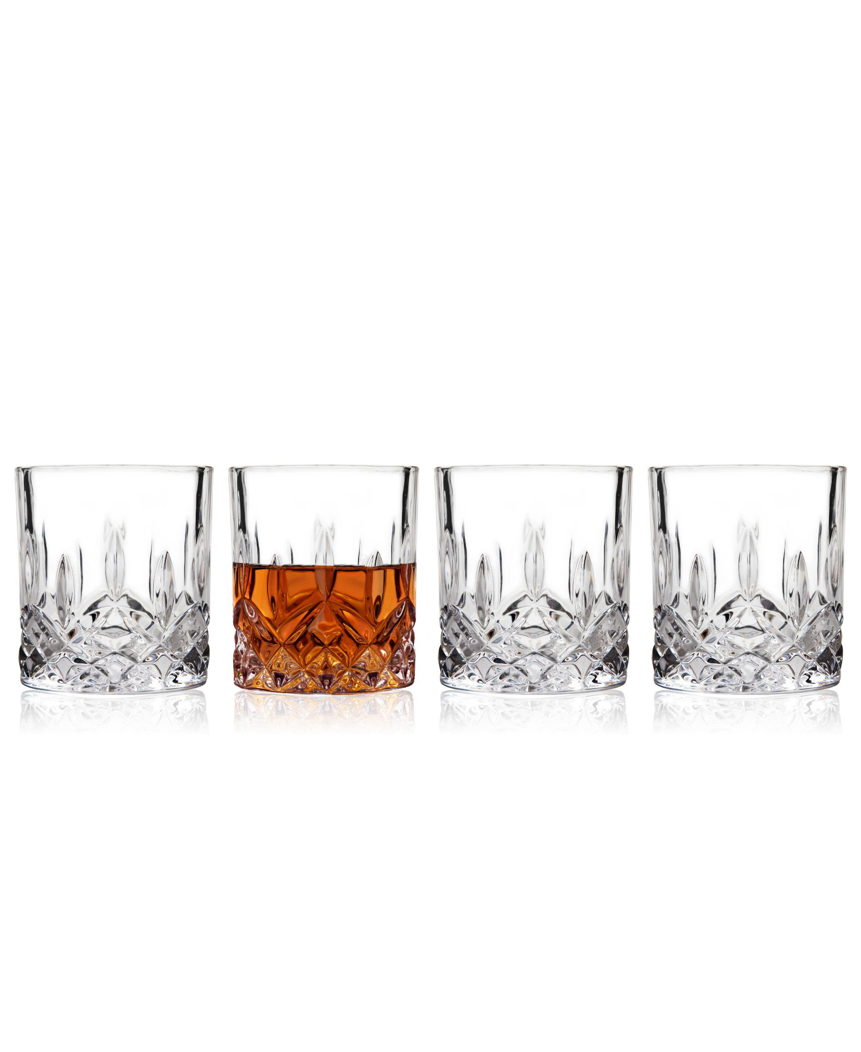 Godinger Silver Art Co Oxford Crystal Double Old Fashioned Glass